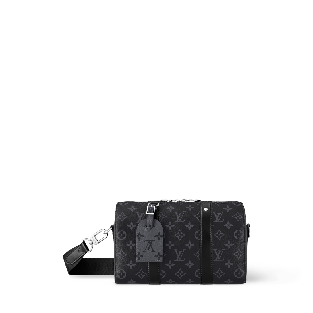 【ちゃんはる】Louis Vuitton ブラックボディバッグ City Keepall Monogram Eclipse - Holiday | LOUIS VUITTON